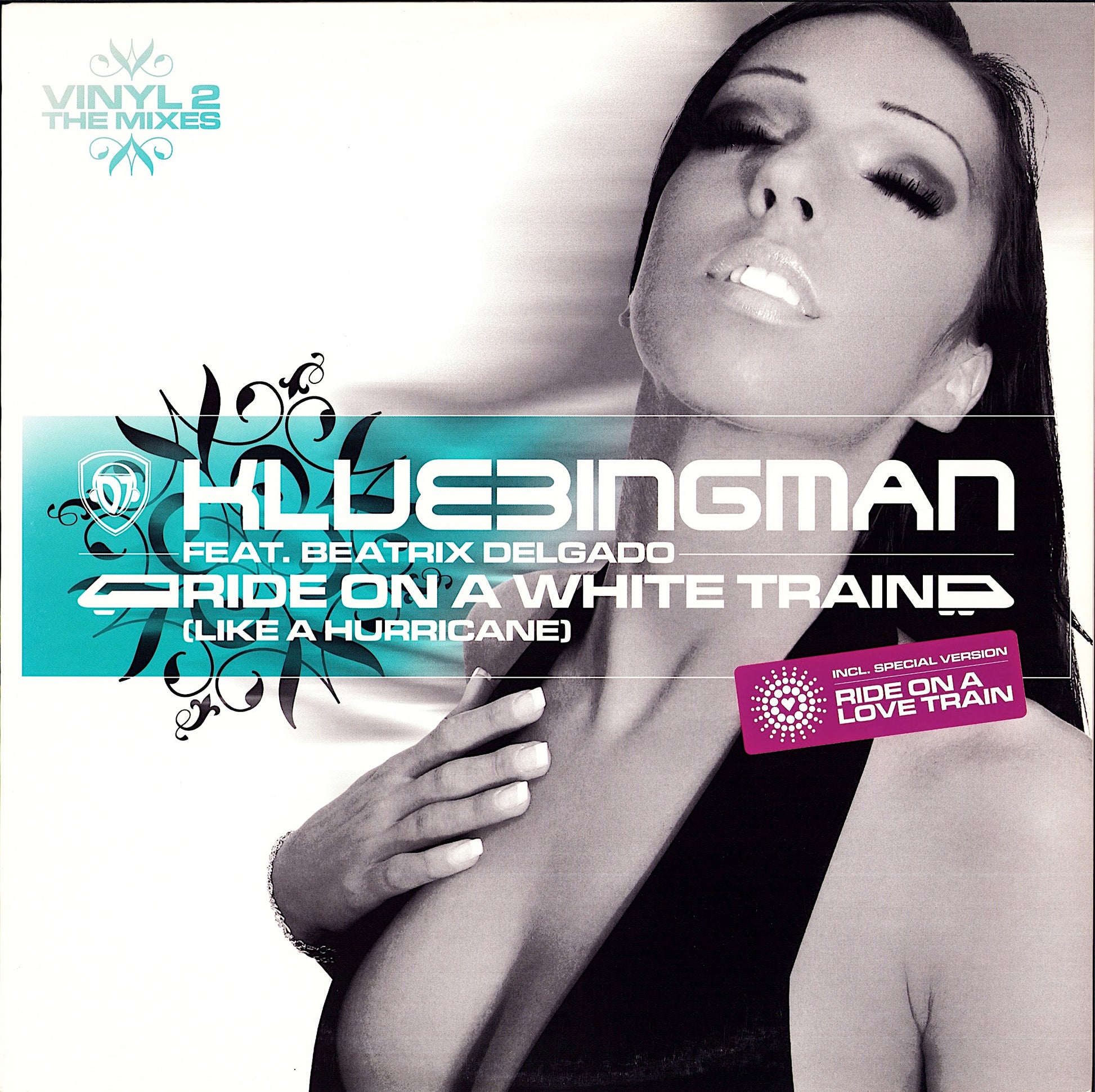 Klubbingman feat. Beatrix Delgado - Ride On A White Train (Like A Hurricane) (Vinyl 2 - The Mixes) (White Vinyl 12")