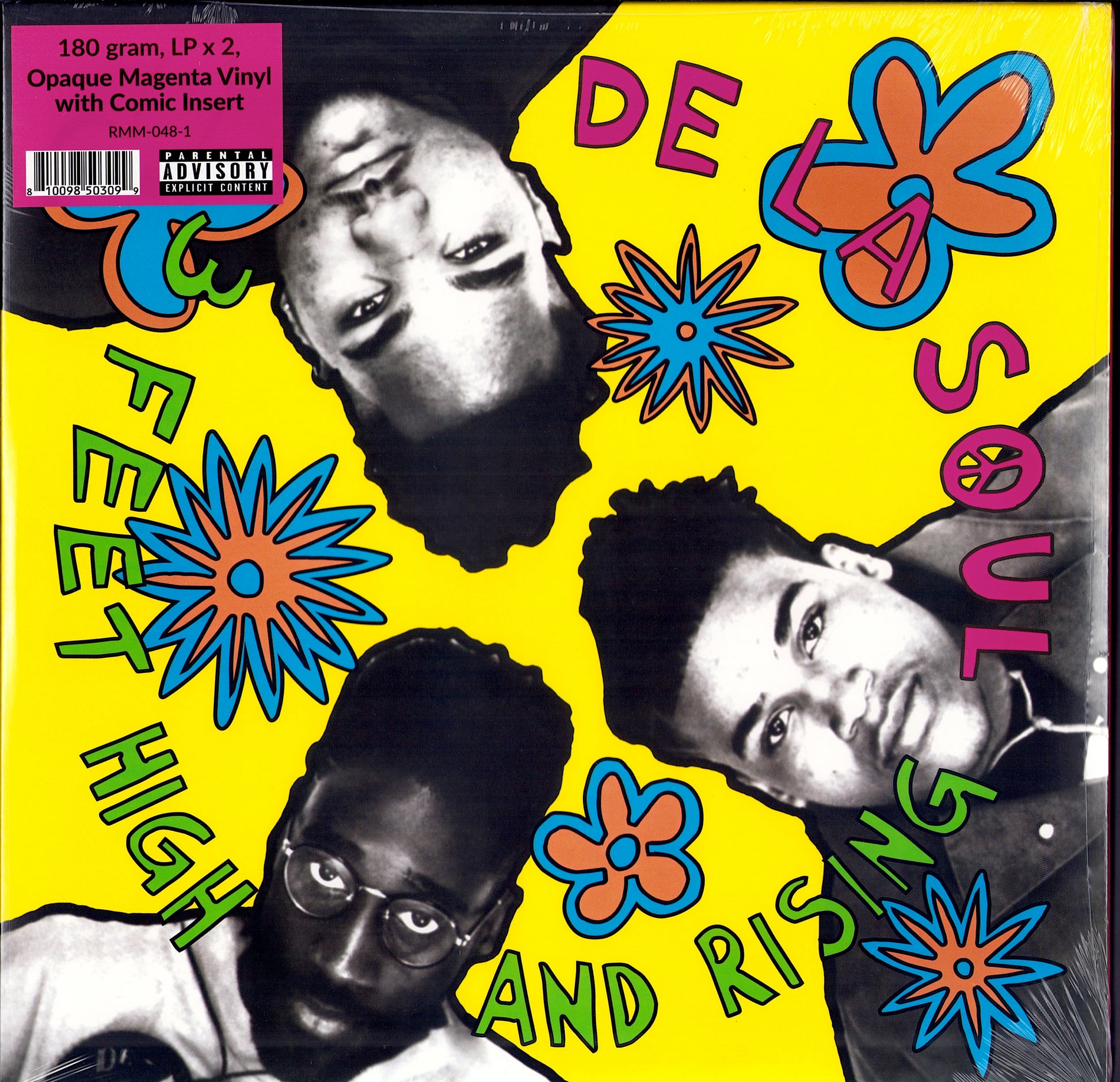 De La Soul ‎- 3 Feet High And Rising Magenta Opaque Vinyl 2LP