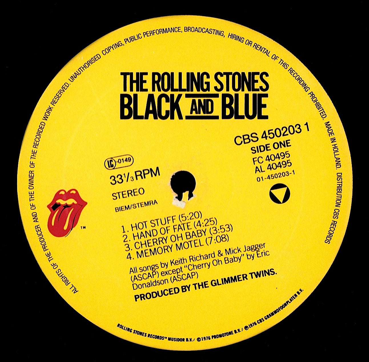 The Rolling Stones - Black and Blue (Vinyl LP | EU Reissue | 1989)