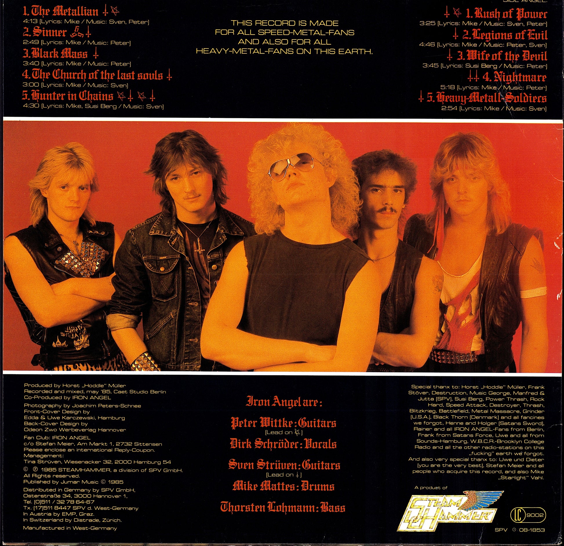 Heavy Load - Stronger Than Evil Vinyl LP | Scandinavian Original | 1983 Kopie Kopie