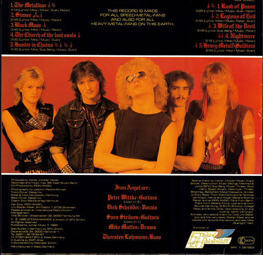 Heavy Load - Stronger Than Evil Vinyl LP | Scandinavian Original | 1983 Kopie Kopie