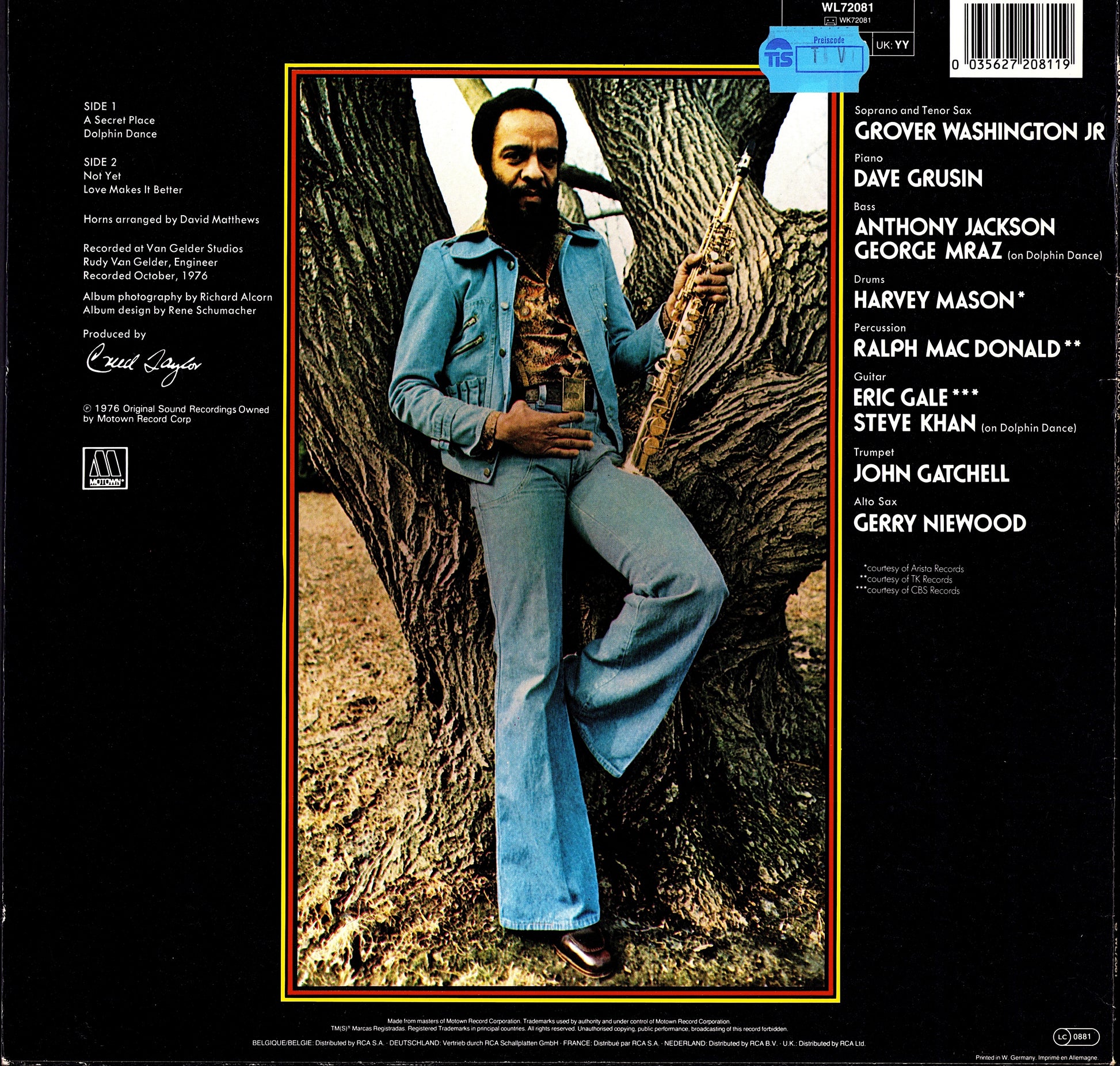 Grover Washington, Jr. – A Secret Place Vinyl LP
