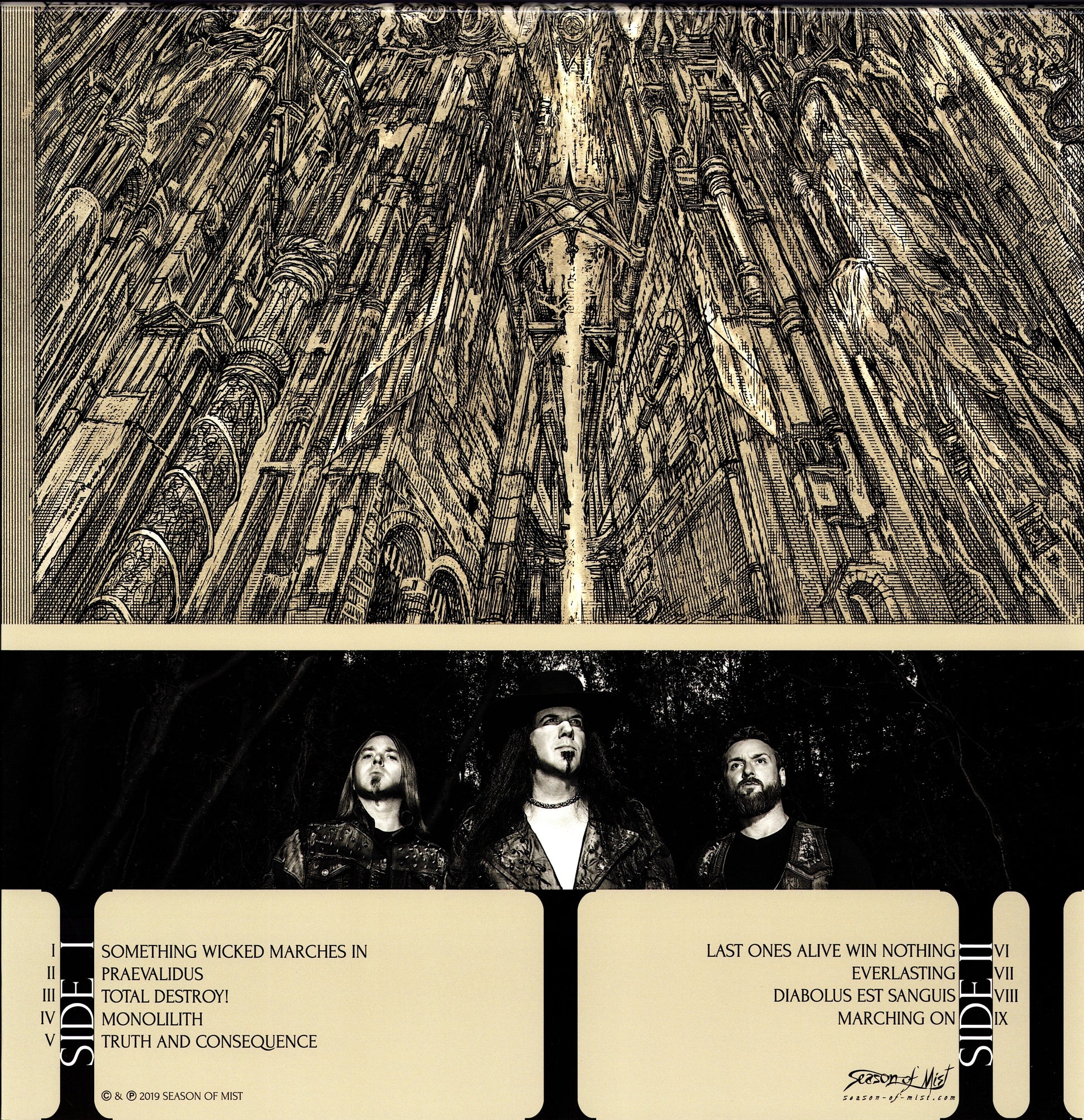 Vltimas - Something Wicked Marches In Clear Vinyl LP Limited Edition