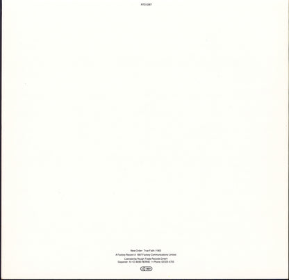 New Order - True Faith / 1963 Vinyl 12"