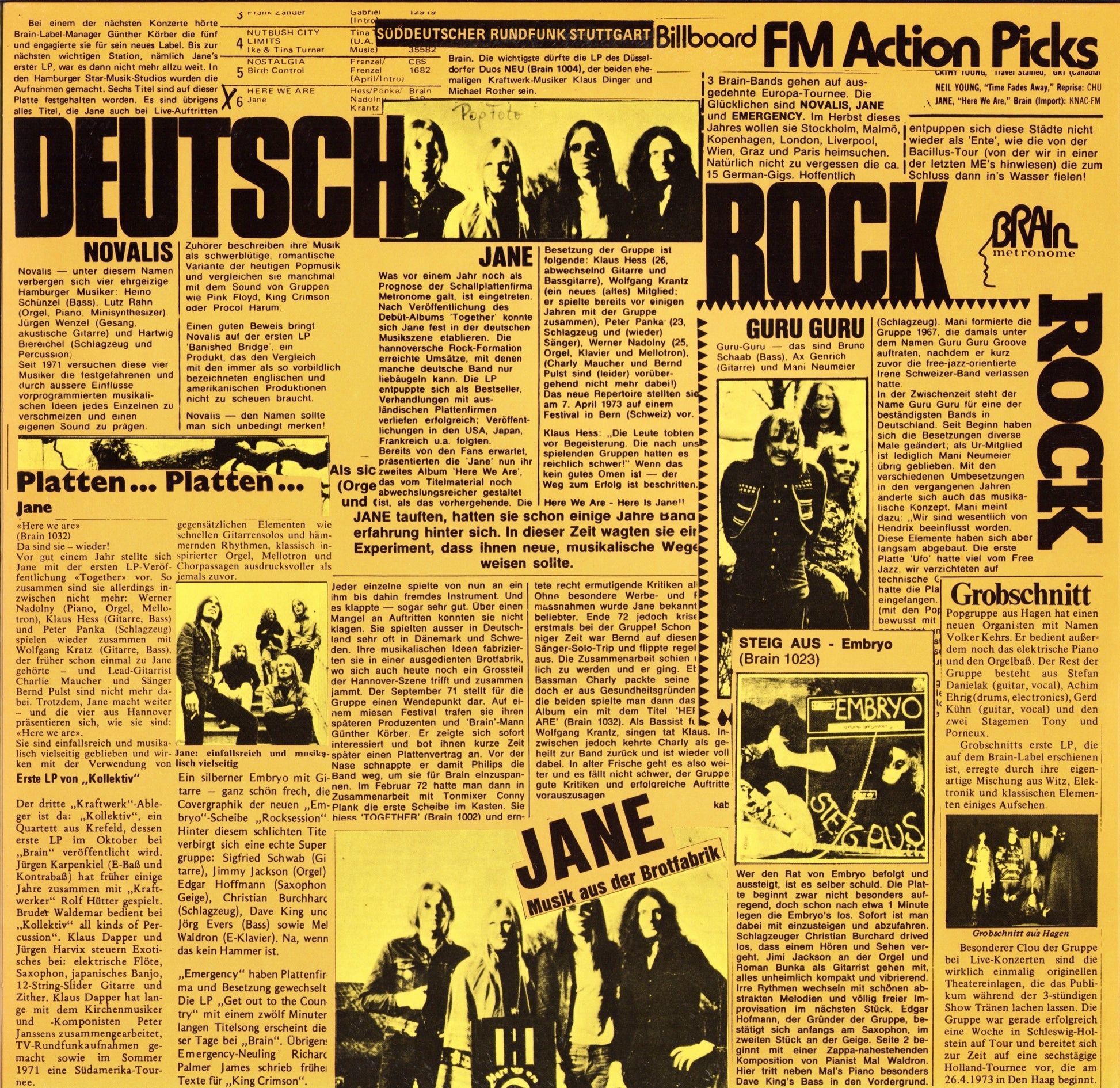 Kraut Rock German Rock Scene Vinyl 3LP