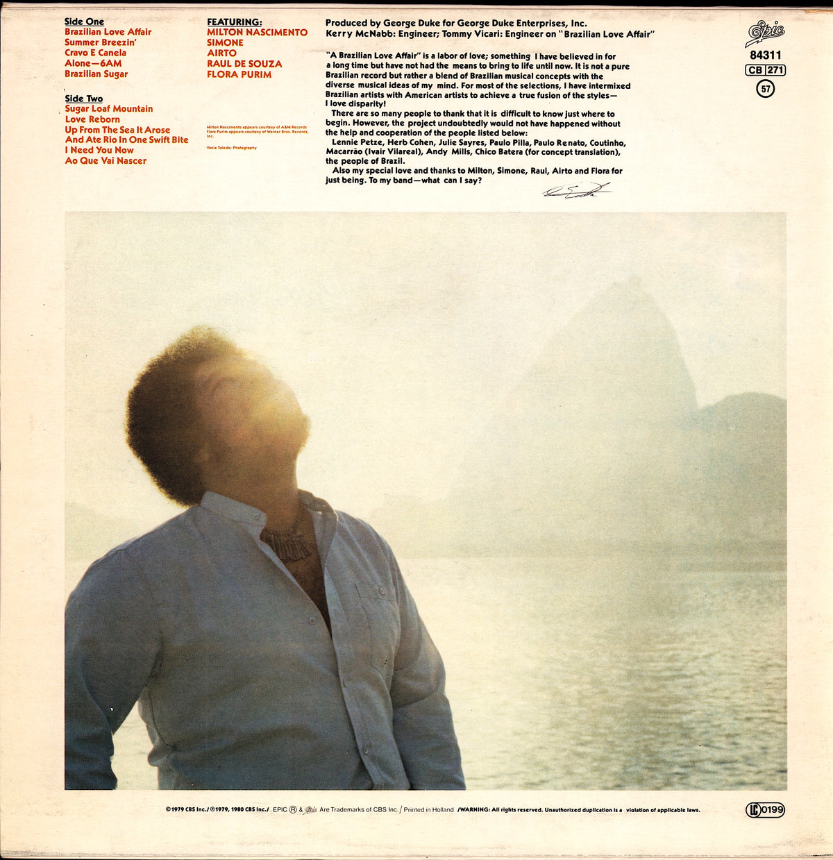 George Duke - A Brazilian Love Affair (Vinyl LP | European Release | 1980)