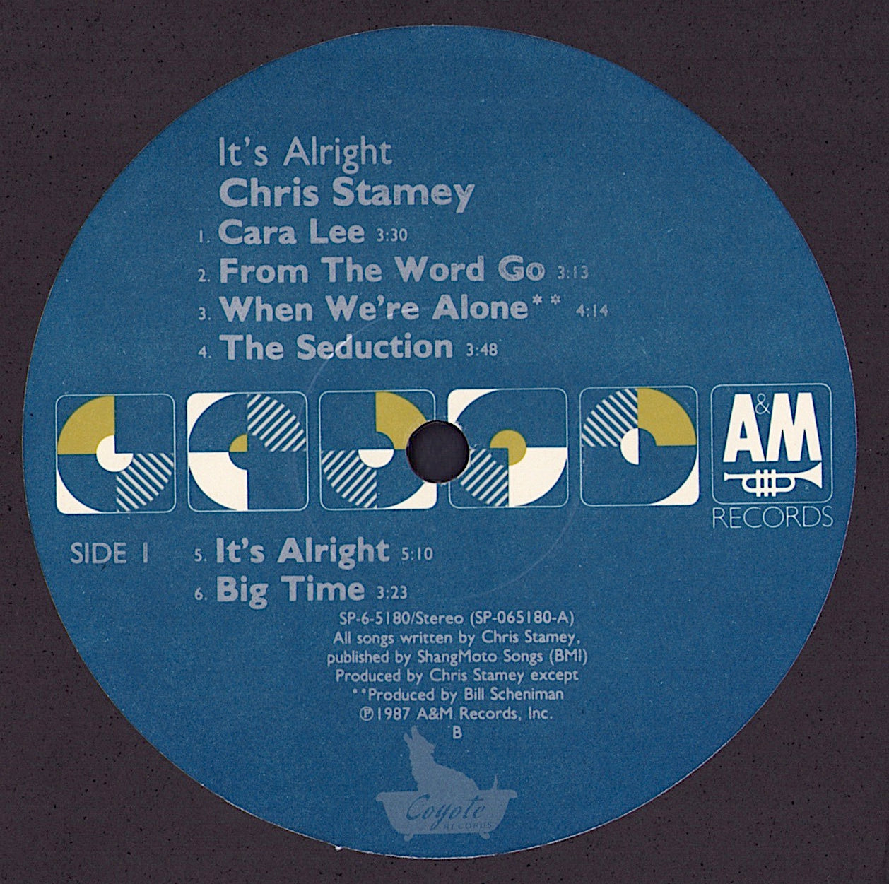 Chris Stamey – It's Alright Vinyl LP