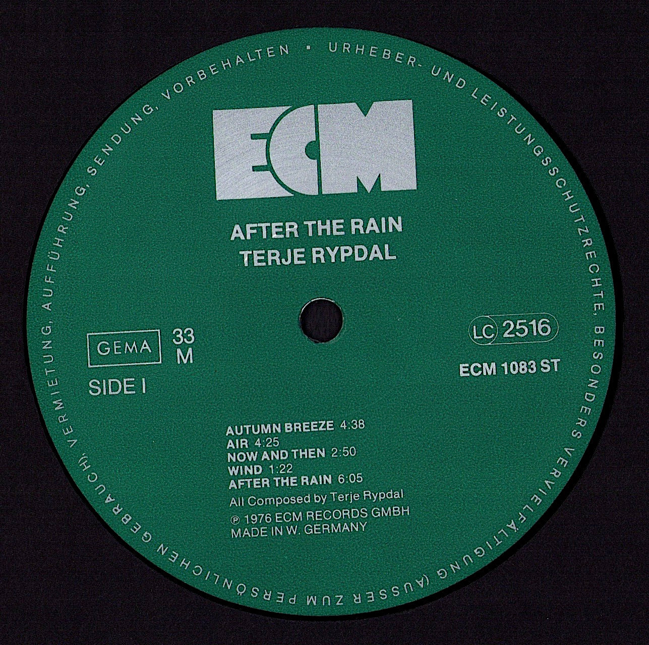 Terje Rypdal – After The Rain Vinyl LP