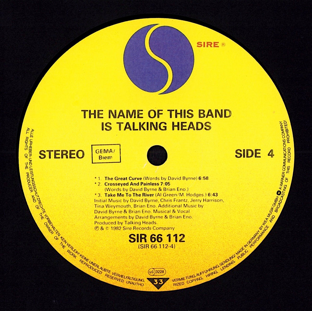 Talking Heads – The Name Of This Band Is Talking Heads 2xVinyl LP | DE Original | 1982