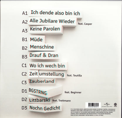 Dendemann – Da Nich Für! White Vinyl 2LP Limited Edition