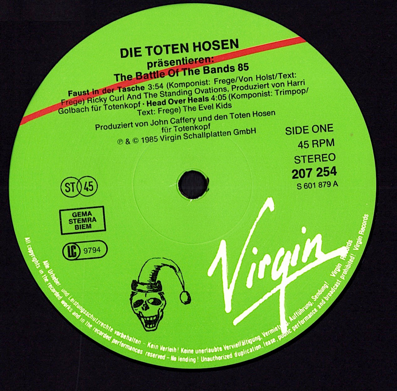Die Toten Hosen - The Battle Of The Bands 85 Vinyl 12" | EU Original | 1985