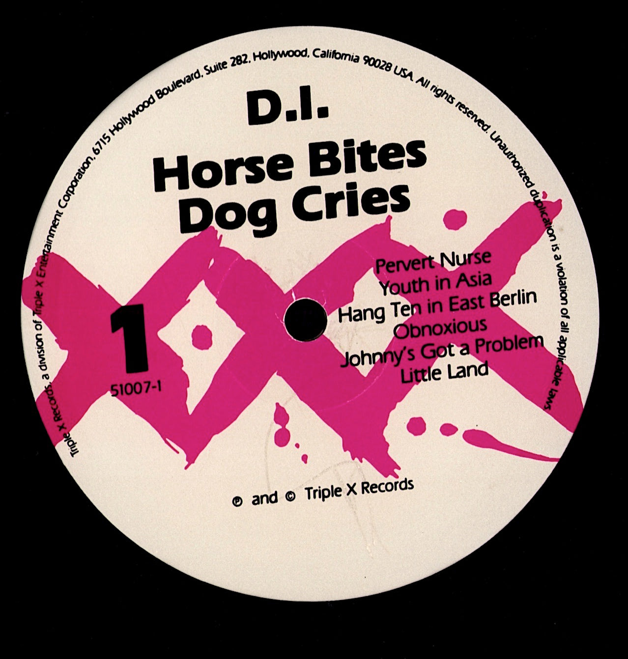 D.I. - Horse Bites, Dog Cries (Vinyl LP | US Reissue | 1989)
