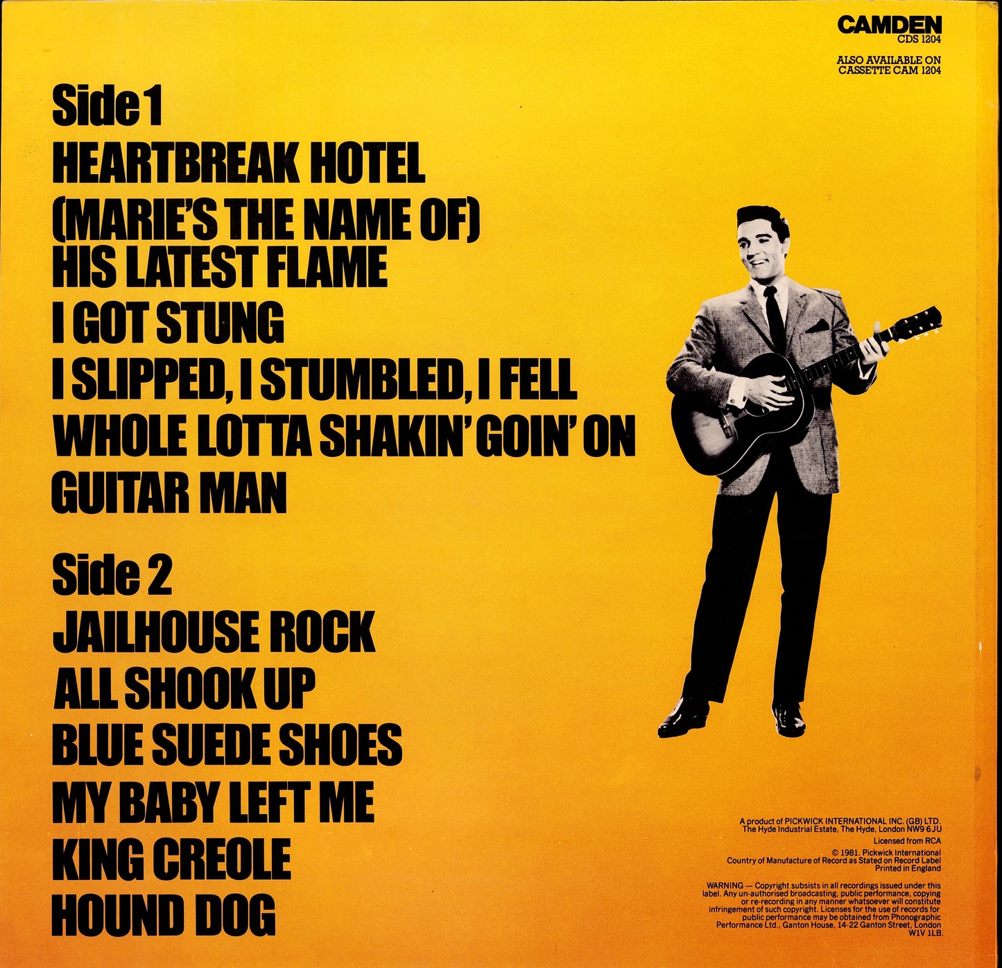 Elvis Presley - Heartbreak Hotel (Vinyl LP | UK Original | 1981)