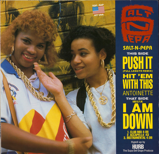 Salt-N-Pepa / Antoinette ‎- Push It (Remix) / Hit 'Em With This / I Am Down (Vinyl 12")