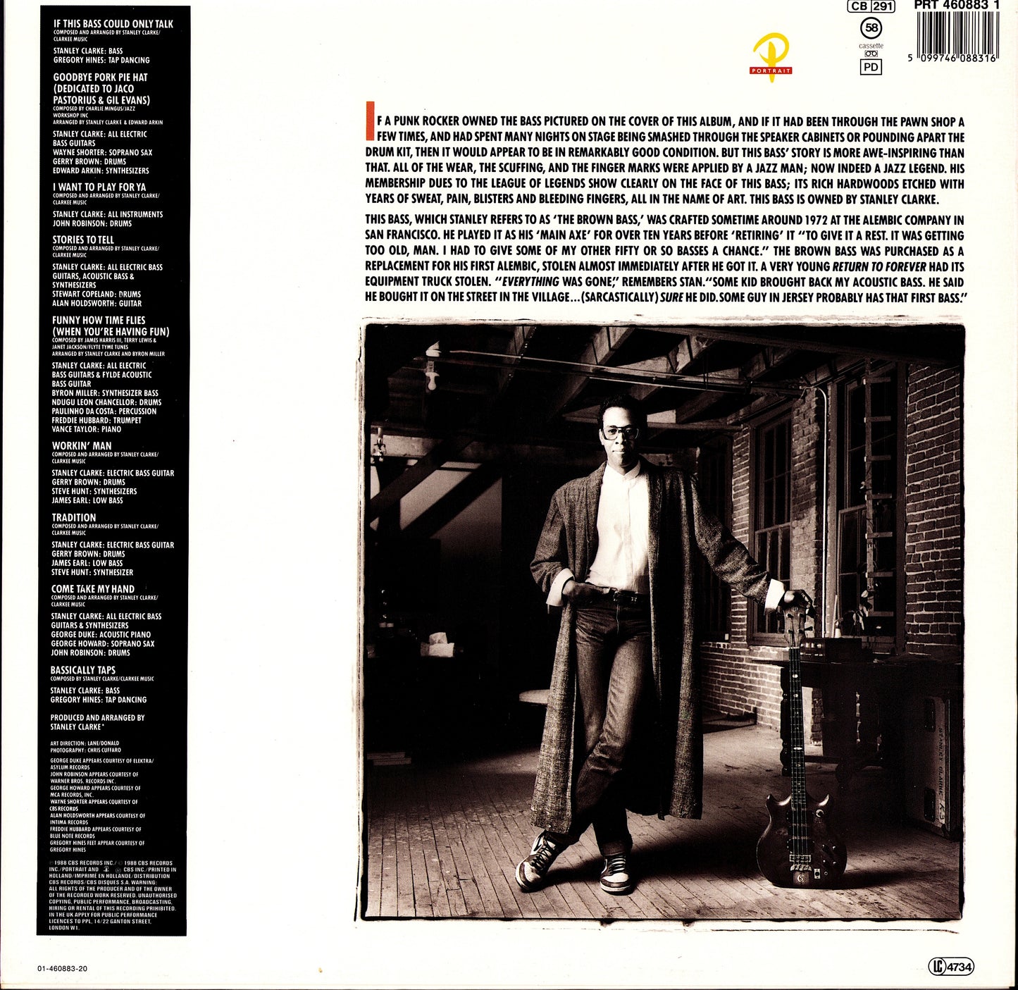 Stanley Clarke - Hideaway Vinyl LP | EU Original | 1986 Kopie