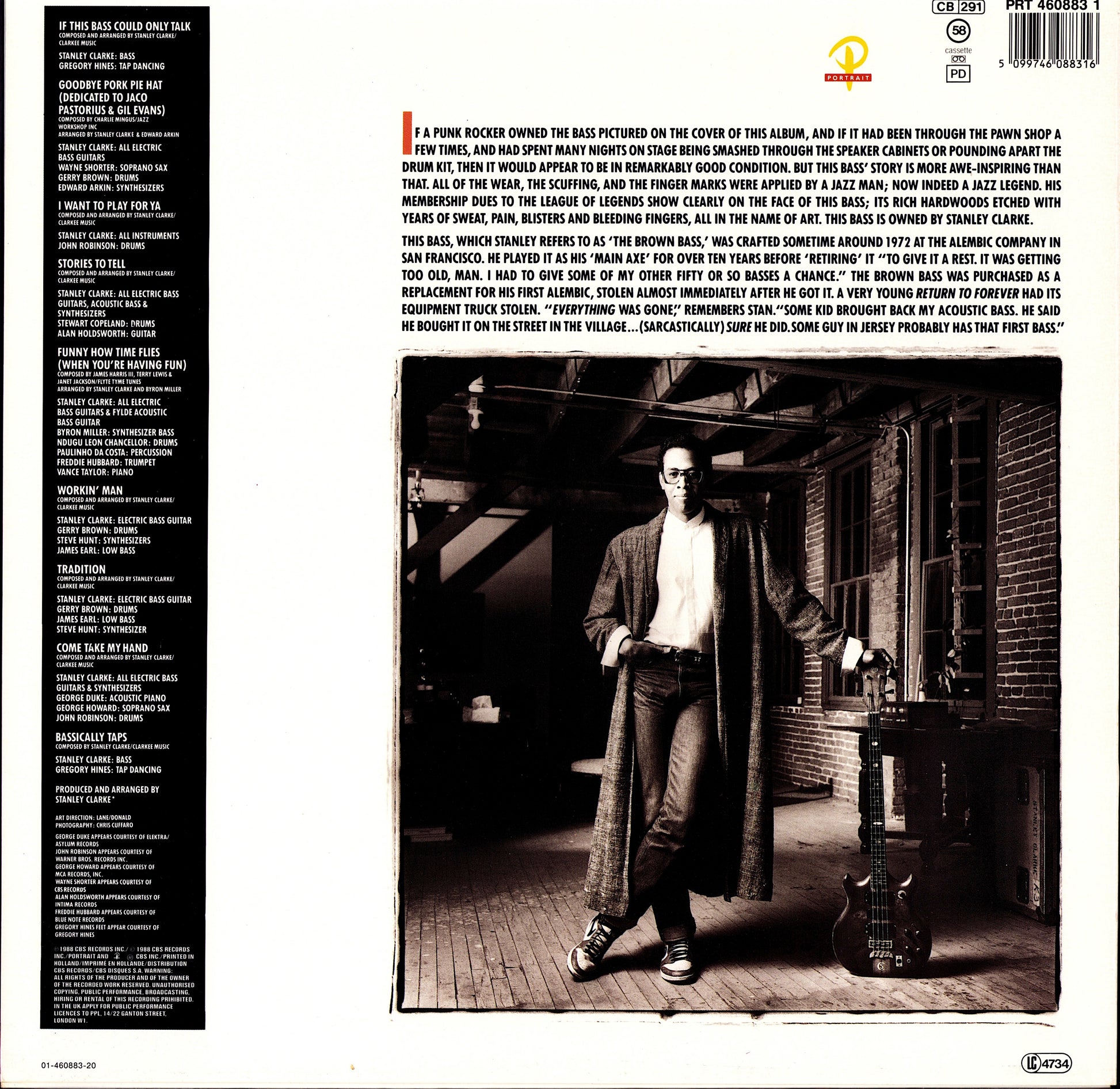 Stanley Clarke - Hideaway Vinyl LP | EU Original | 1986 Kopie