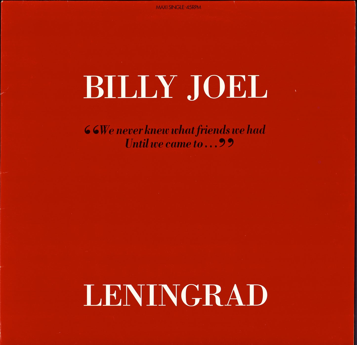 Billy Joel - Leningrad