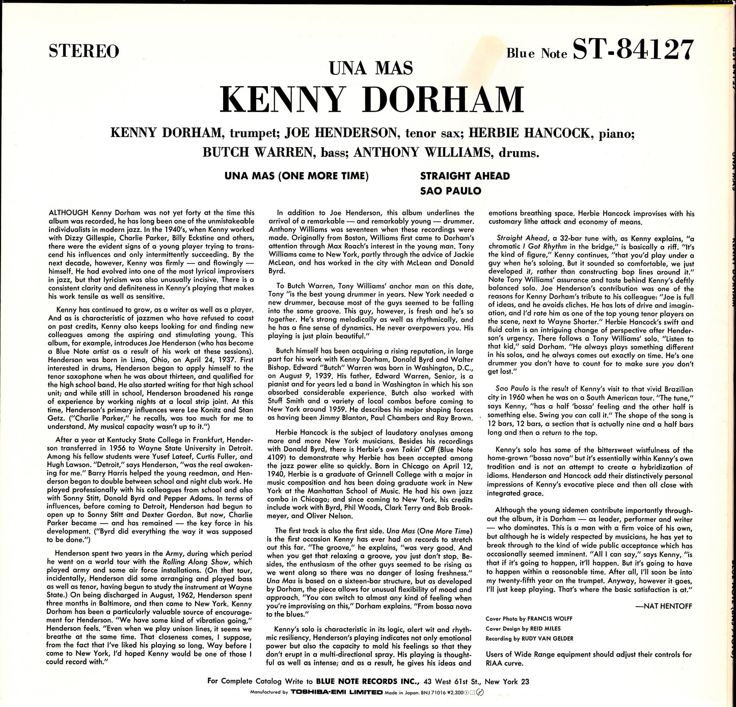 Joe Henderson – In 'N Out Vinyl LP