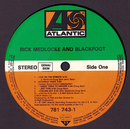 Rick Medlocke And Blackfoot – Rick Medlocke And Blackfoot Vinyl LP