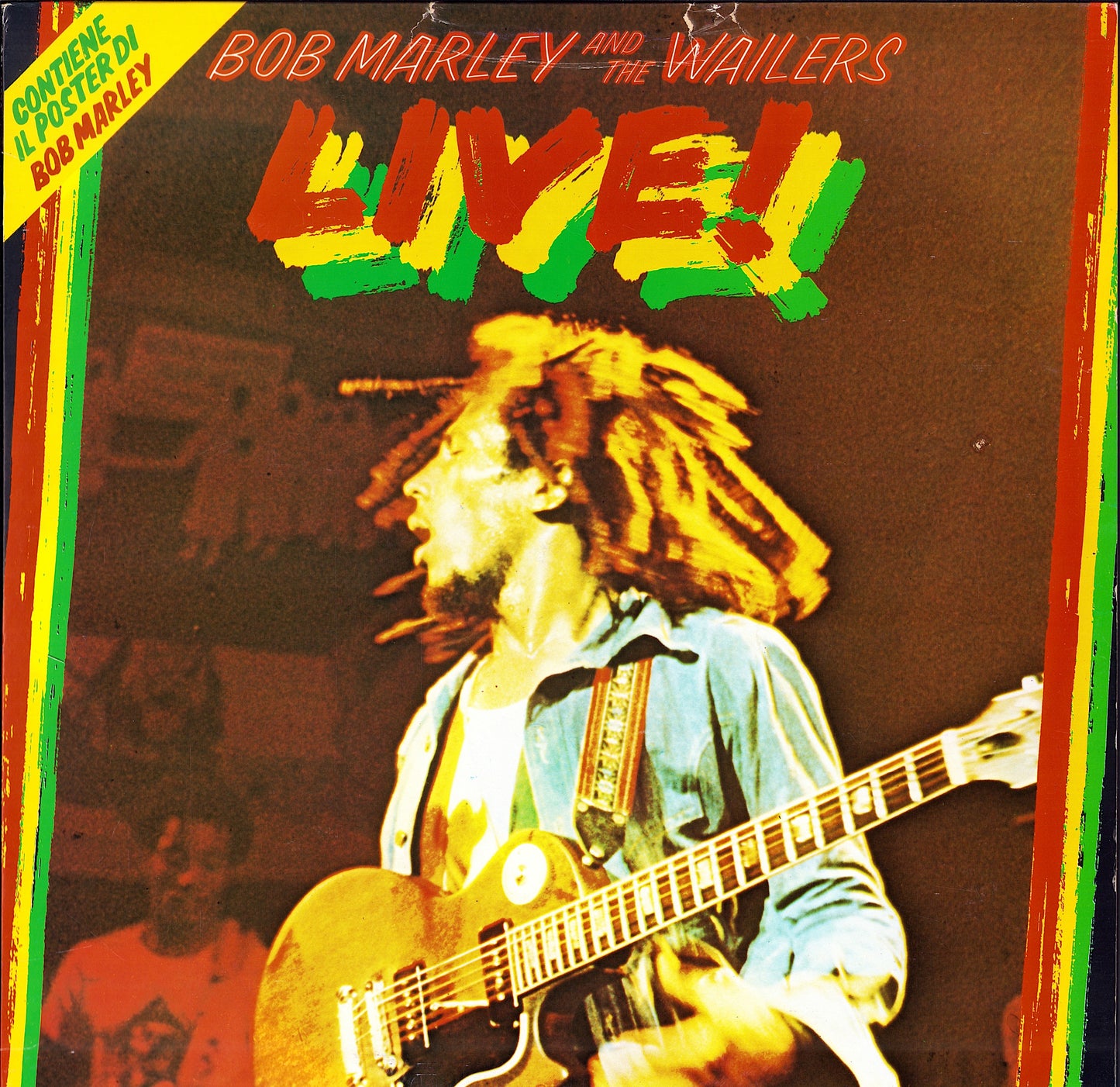 Bob Marley And The Wailers ‎– Live! Vinyl LP + Poster