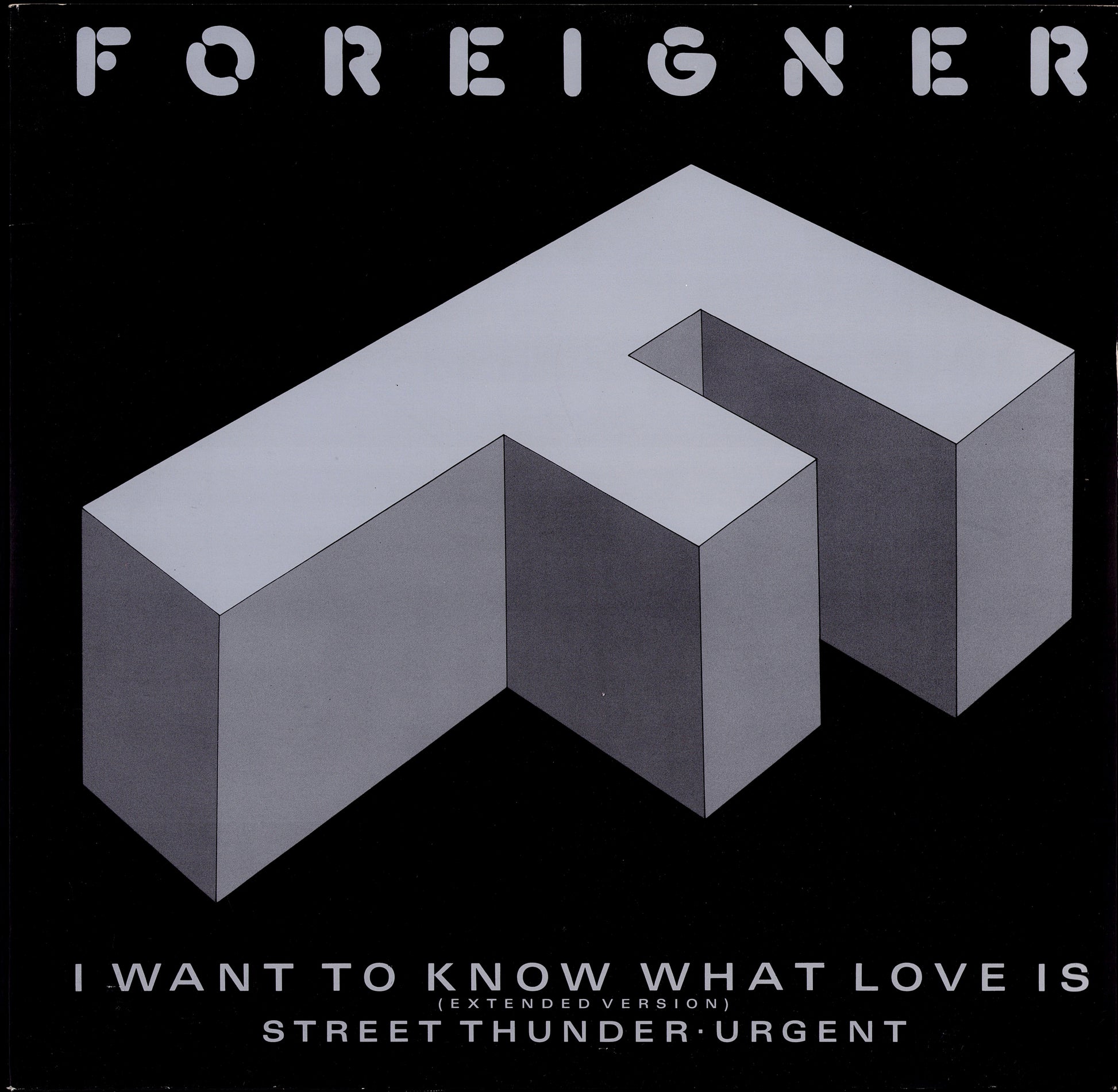 Foreigner - I Want To Know What Love Is Extended Version Vinyl 12" Maxi-Single Kopie