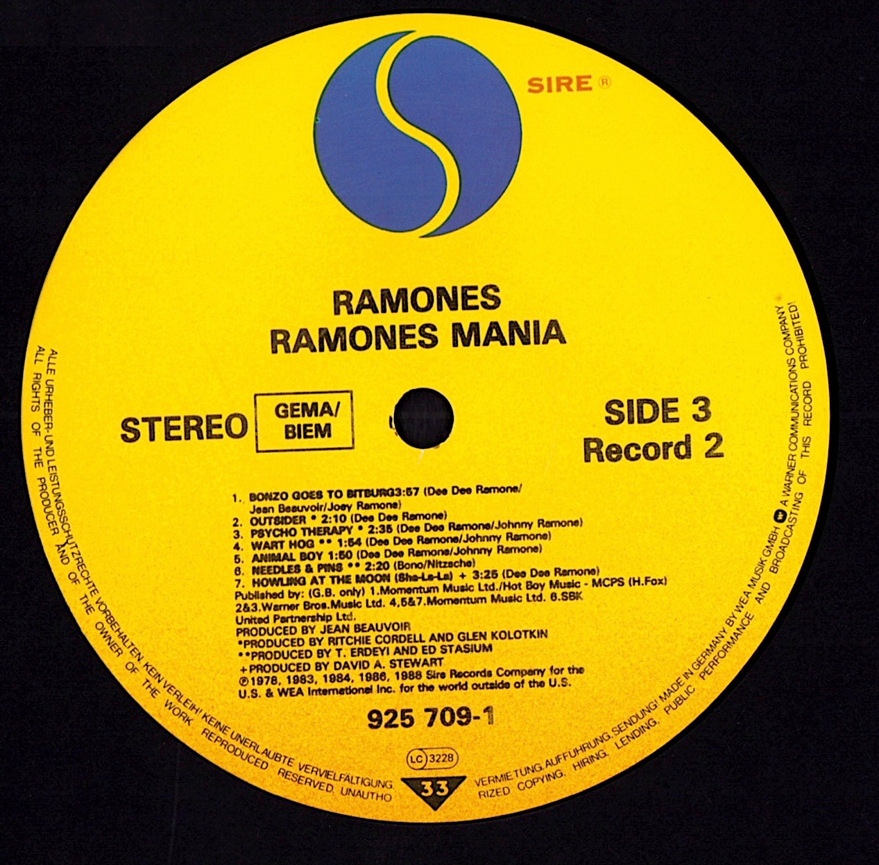 Ramones - Ramones Mania Vinyl 2LP | EU Original | 1988