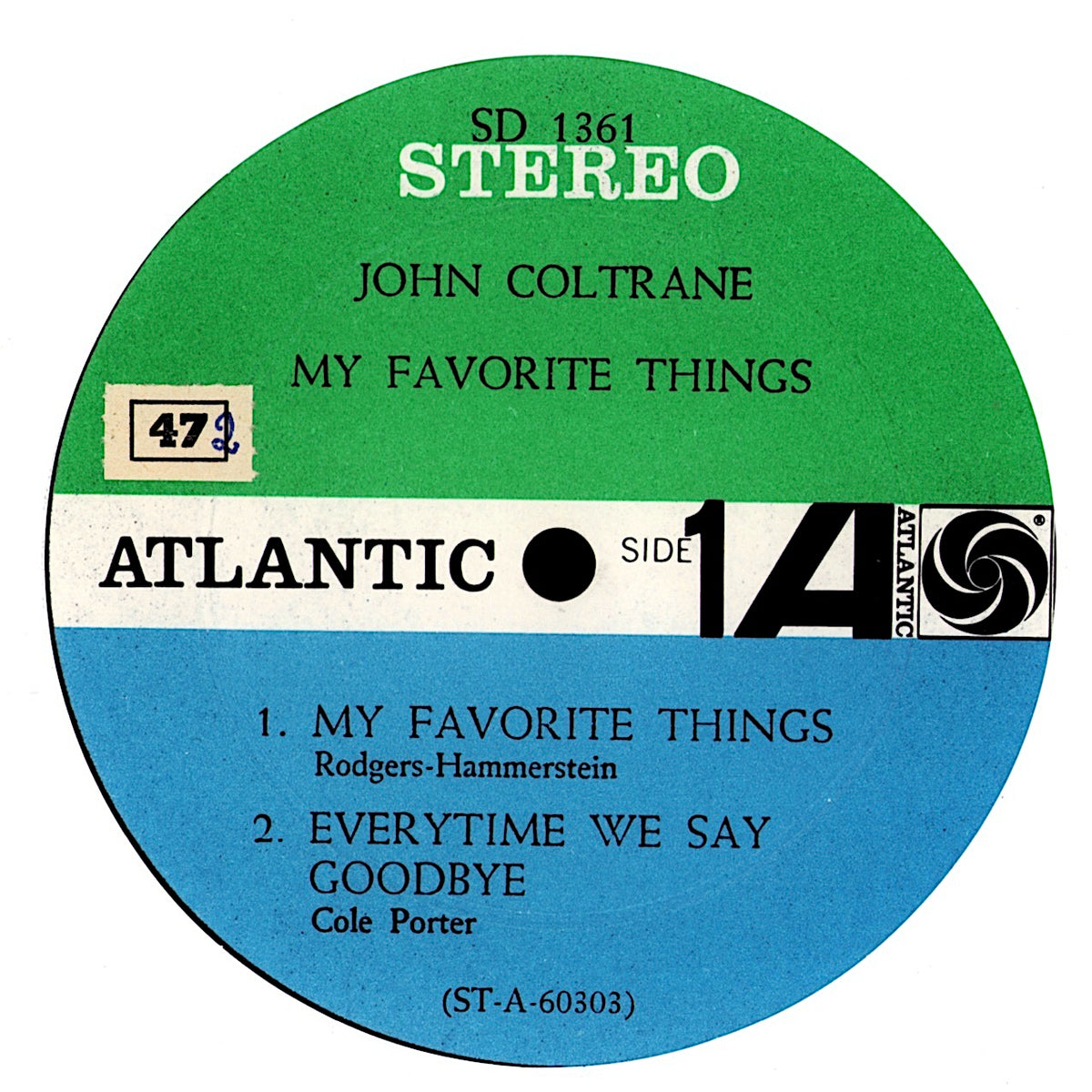 John Coltrane - My Favorite Things Vinyl LP | US Original | 1961 Kopie