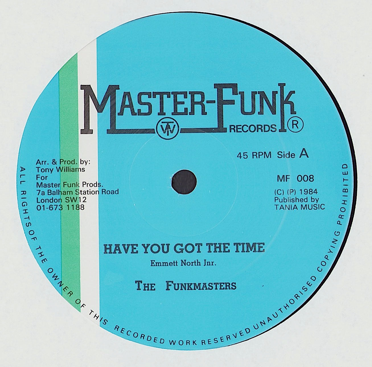 The Funkmasters ‎- Have You Got The Time Vinyl 12"