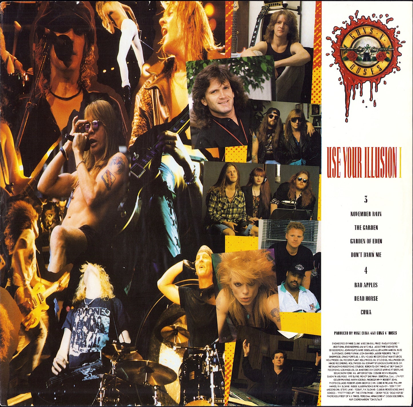 Guns N' Roses ‎– Use Your Illusion I Vinyl 2LP