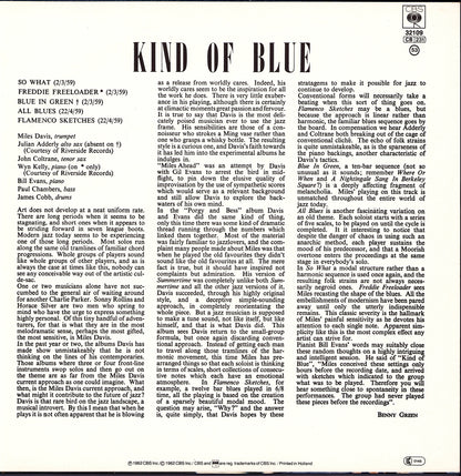 Miles Davis – Kind Of Blue Vinyl LP