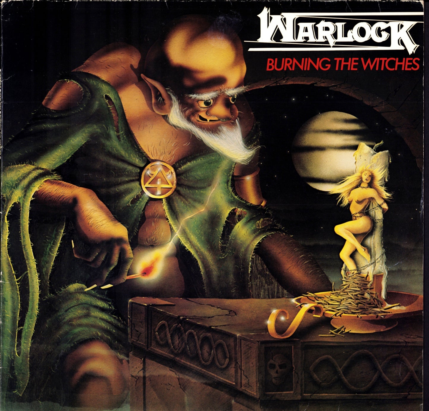 Warlock - Burning The Witches Vinyl LP | DE Reissue | 1987