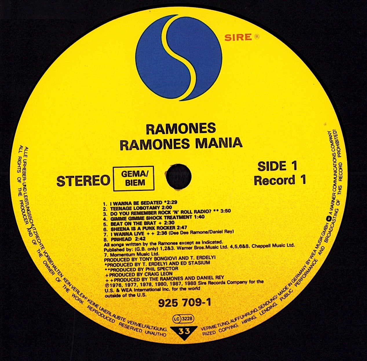 Ramones - Ramones Mania Vinyl 2LP | EU Original | 1988