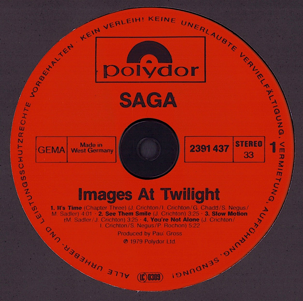 Saga - Images At Twilight Vinyl LP