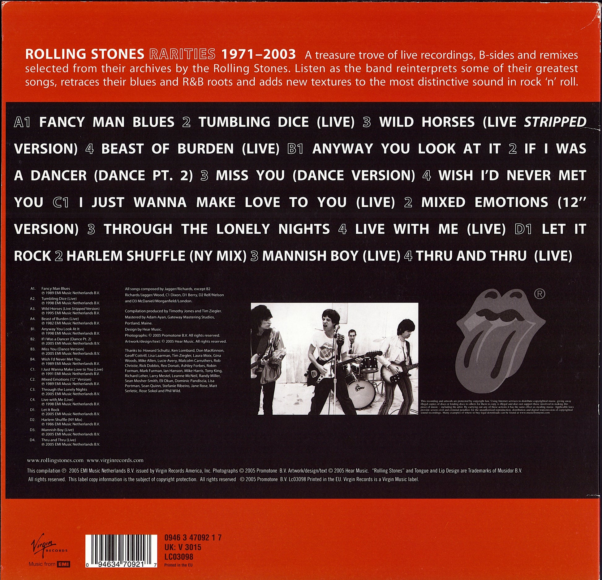 The Rolling Stones - Rarities 1971-2003 Vinyl 2LP