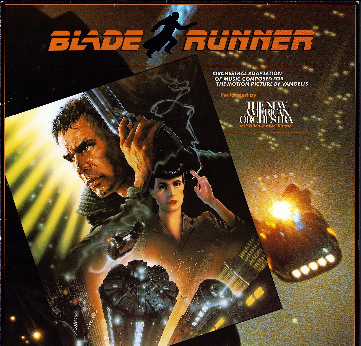 The New American Orchestra ‎- Blade Runner LP Orchestral Adaptation Of Music Composed For The Motion Picture By Vangelis Vinyl LP