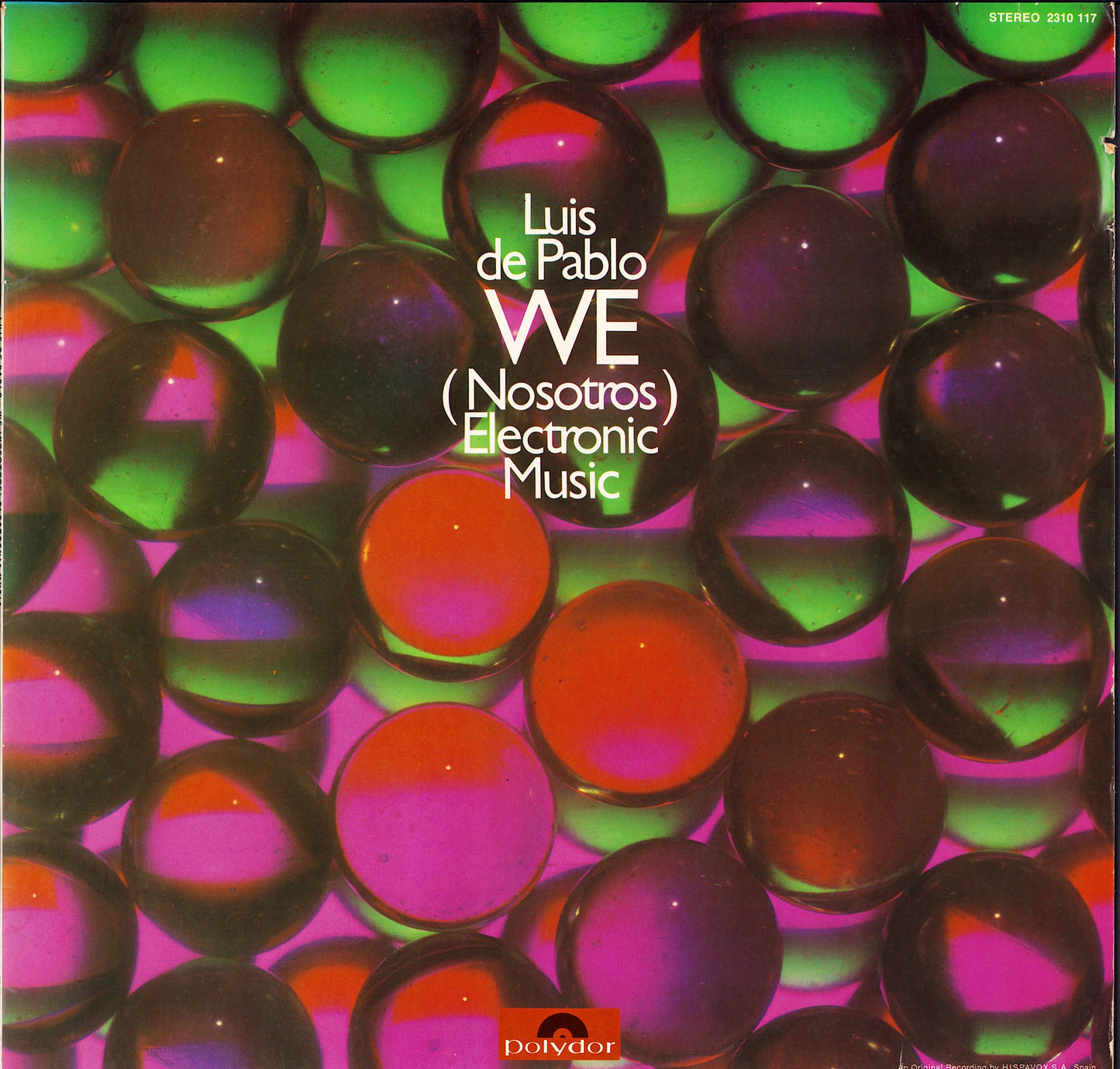 Luis de Pablo - We Nosotros Electronic Music Vinyl LP