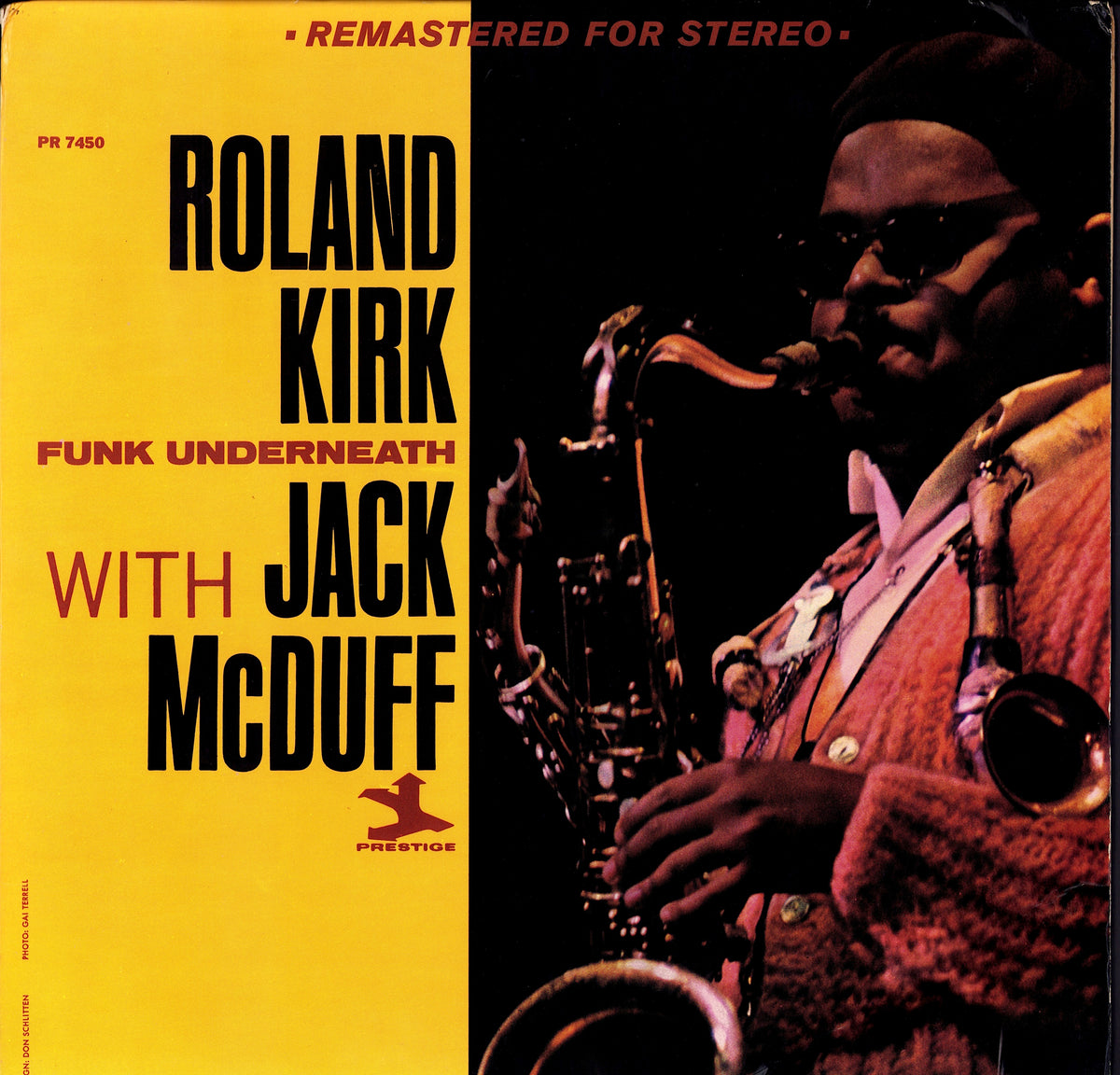 Roland Kirk With Jack McDuff – Funk Underneath Vinyl LP | DE Reissue | Prestige Kopie