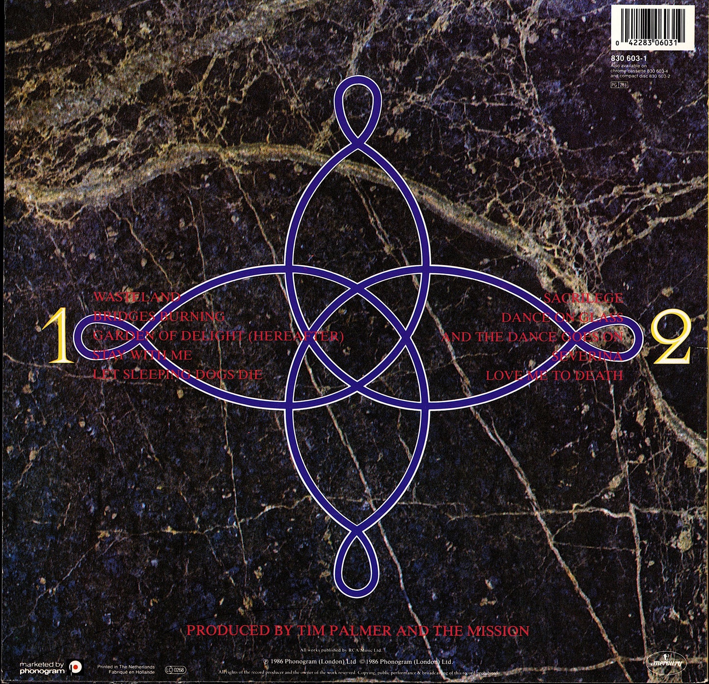 The Mission - Gods Own Medicine Vinyl LP | EU Original | 1986