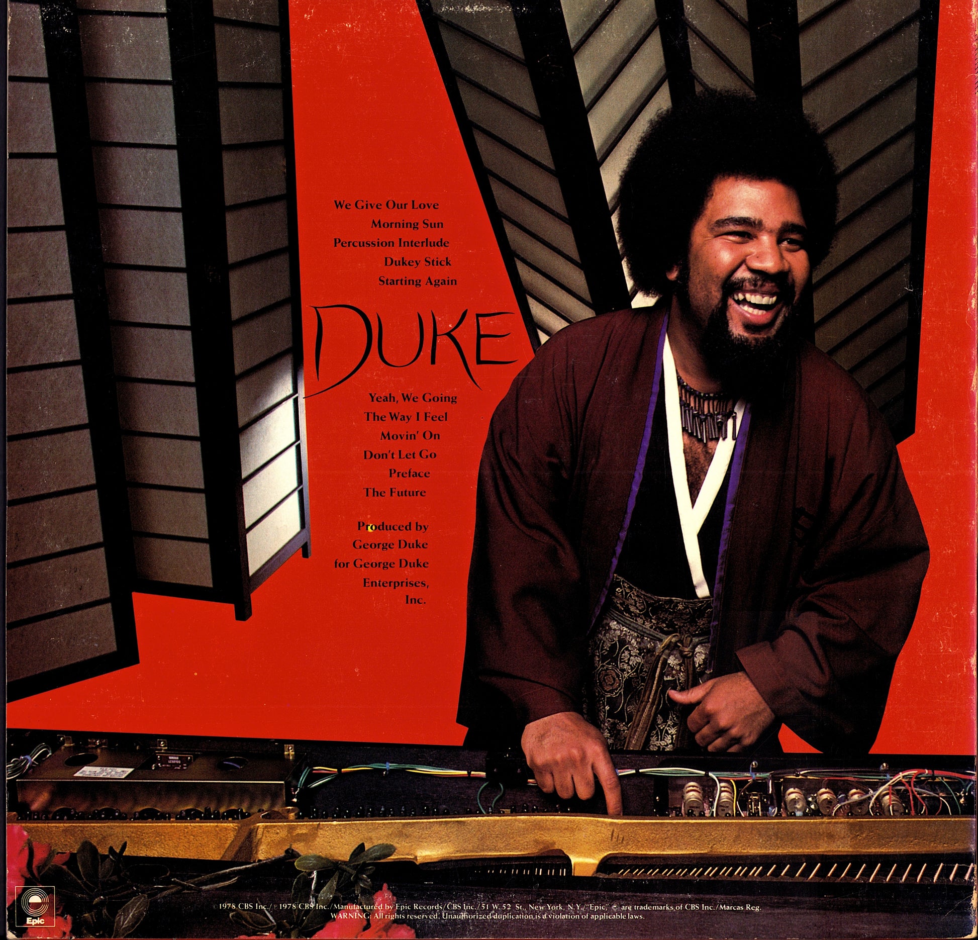 George Duke ‎- The Dream Vinyl LP Kopie