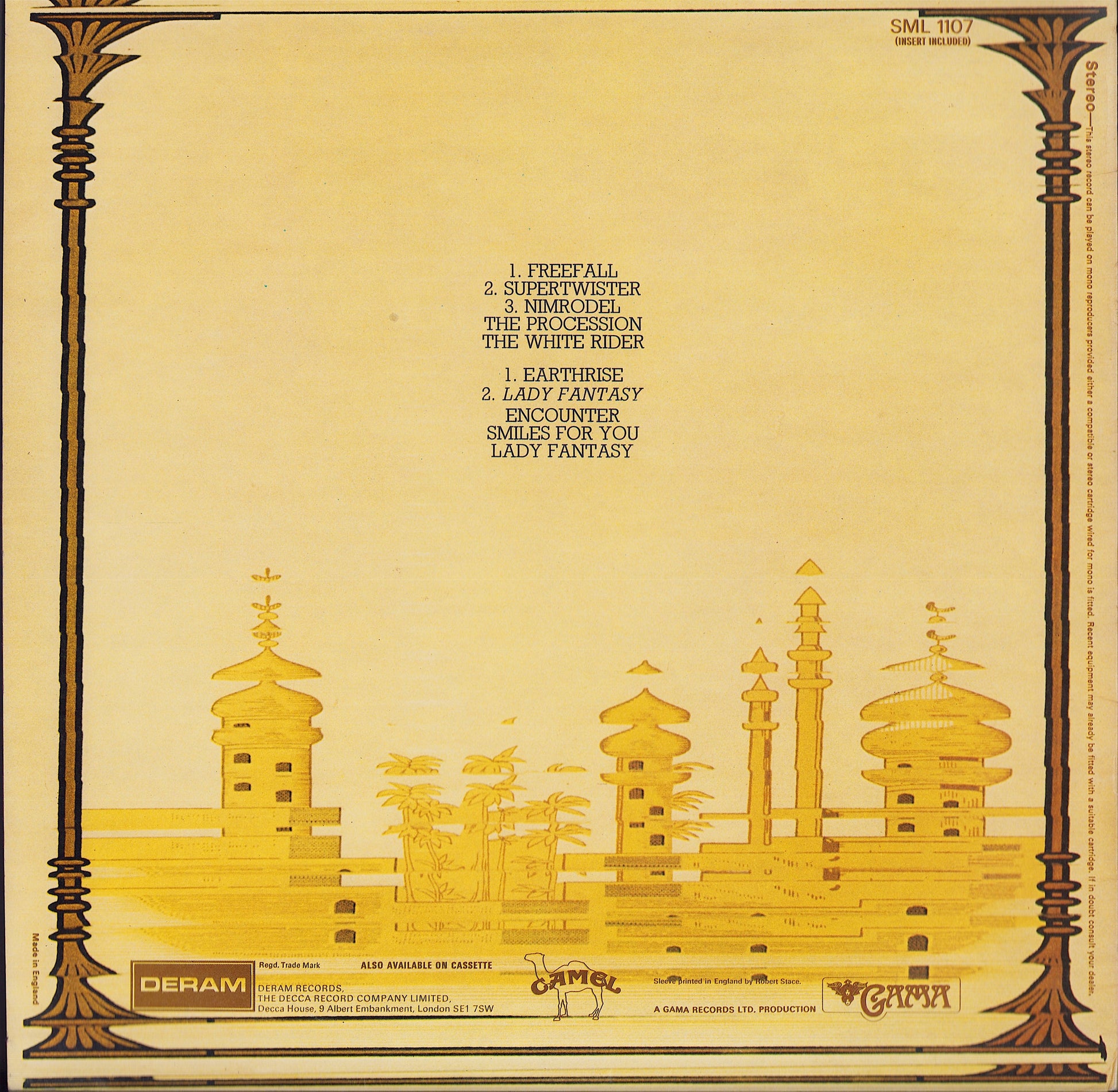 Camel ‎- Mirage (Vinyl LP) UK