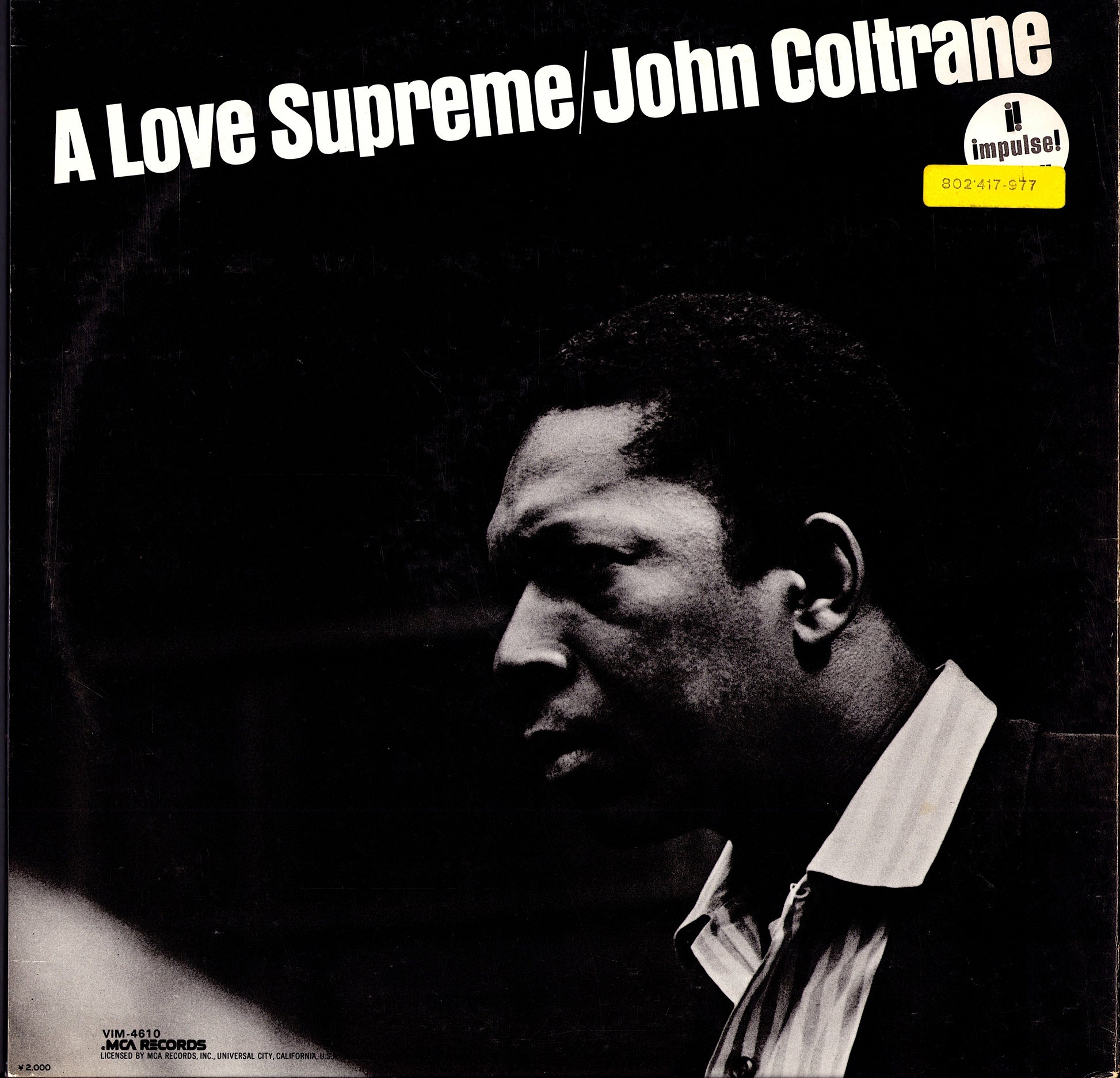 John Coltrane – A Love Supreme Vinyl LP