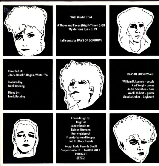 Days Of Sorrow – A Thousand Faces (Vinyl 12")