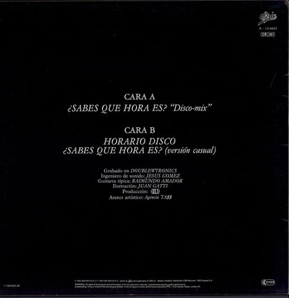 Vicio Latino - ¿Sabes Que Hora Es? (Vinyl 12")