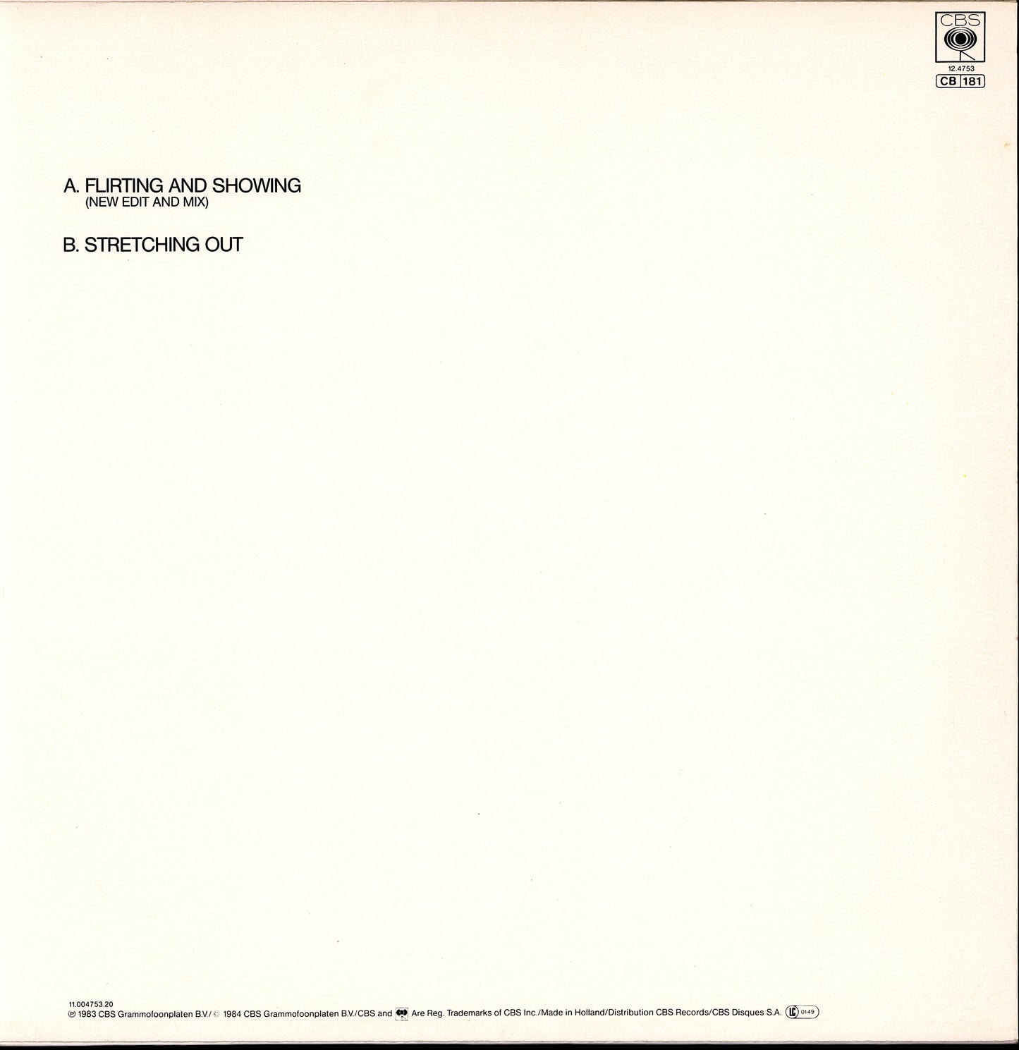 Cock Robin - Thought You Were On My Side Extended Re-mix Vinyl 12" Maxi-Single Kopie Kopie