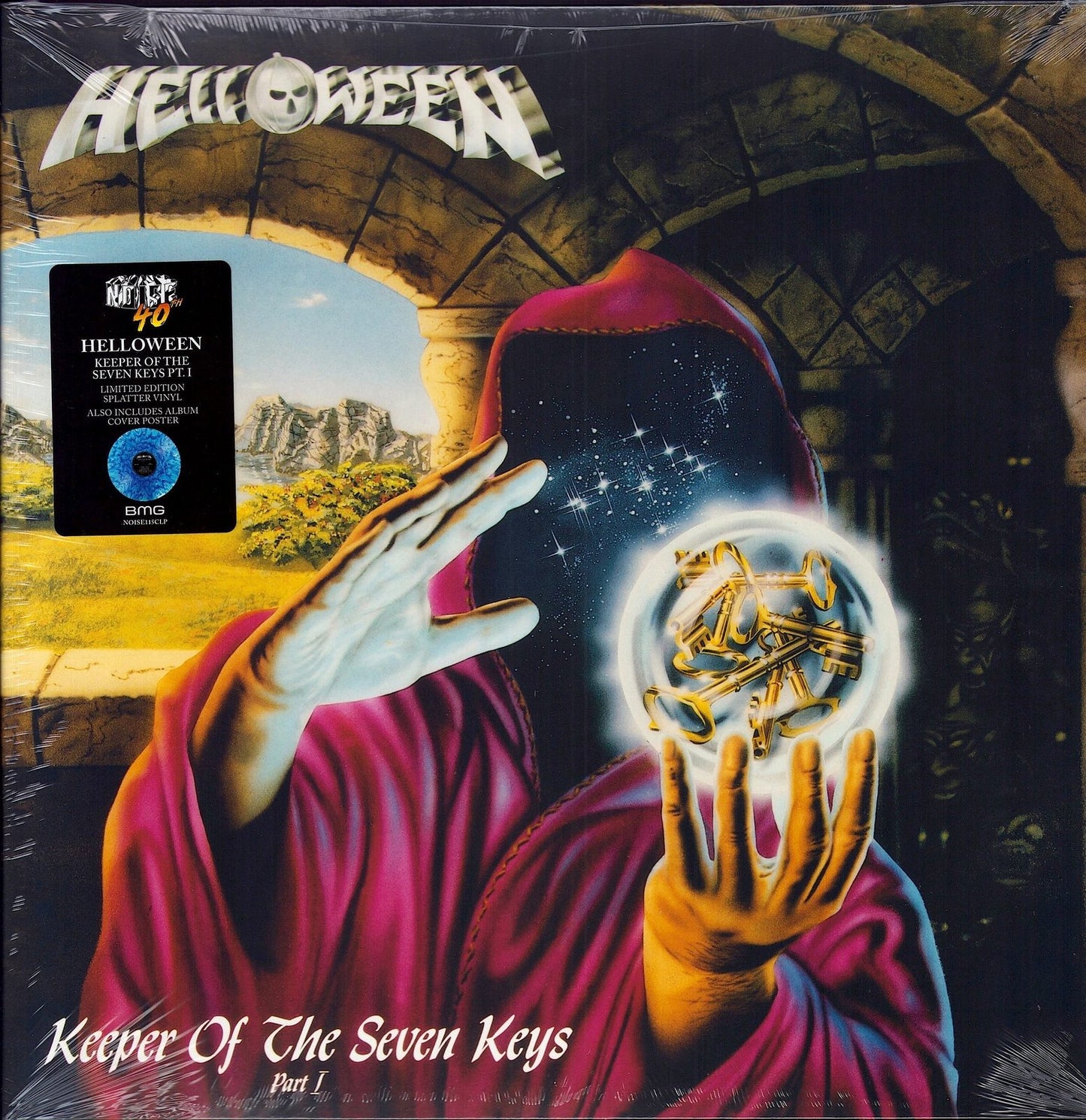 Helloween ‎- Keeper Of The Seven Keys (Part I) (Blue Splatter Vinyl LP)