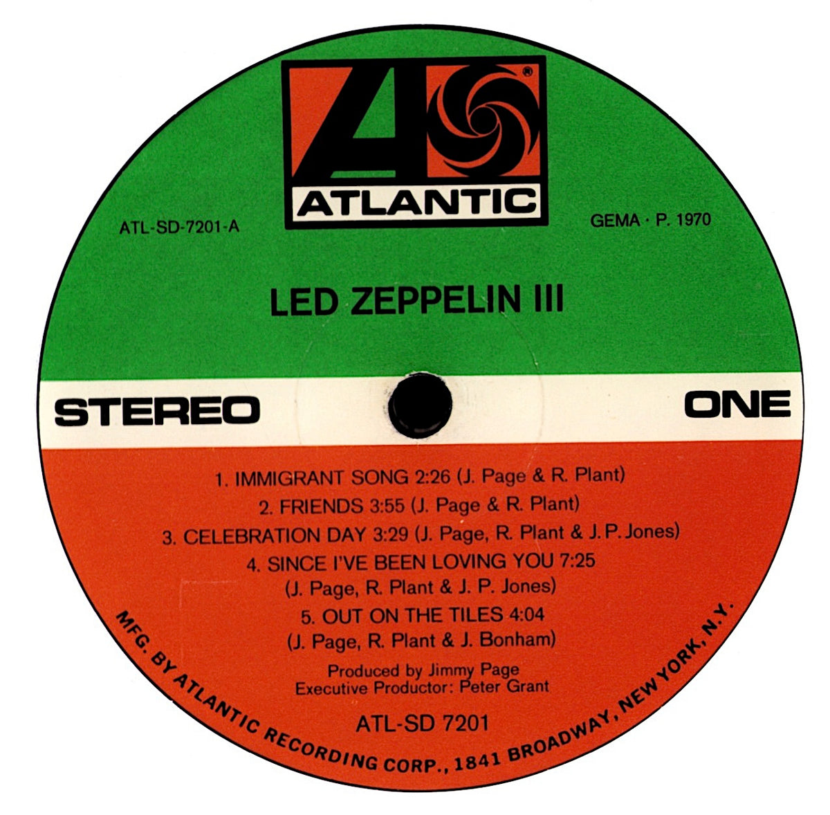 Led Zeppelin - Led Zeppelin III (Vinyl LP | Gatefold | Wheel | DE Original | 1970)