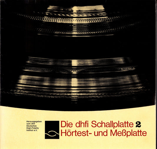 Die dhfi Schallplatte 2 - Hortest- Und Messplatte Vinyl LP | DE | 1968 | Gatefold