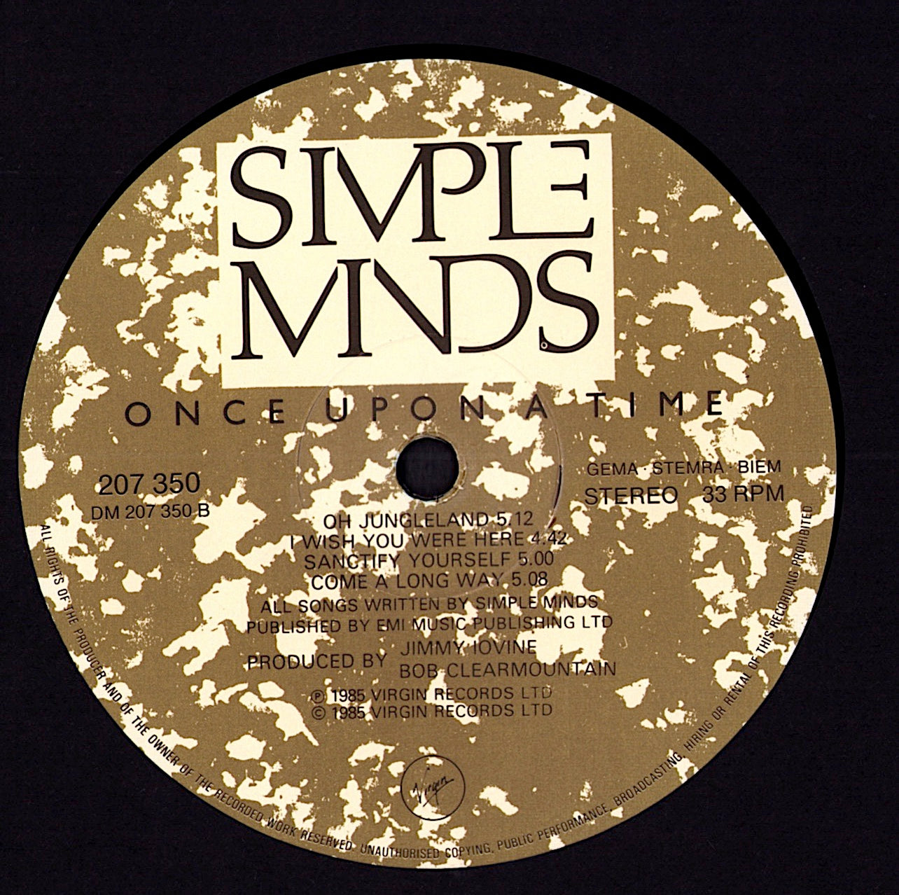 Simple Minds - Sister Feelings Call Vinyl LP | EU Original | 1982 Kopie