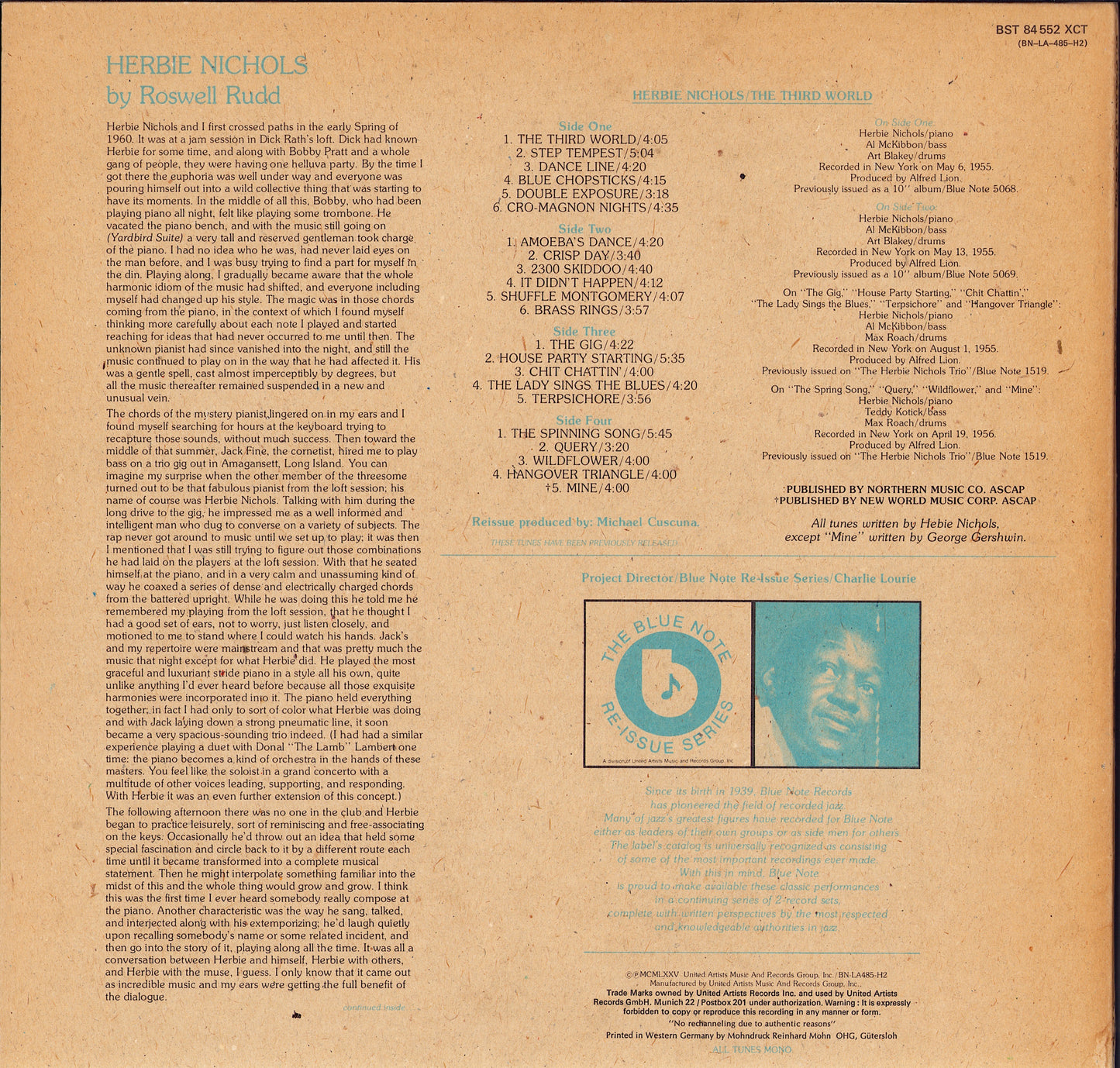 Herbie Nichols – The Third World Vinyl 2LP