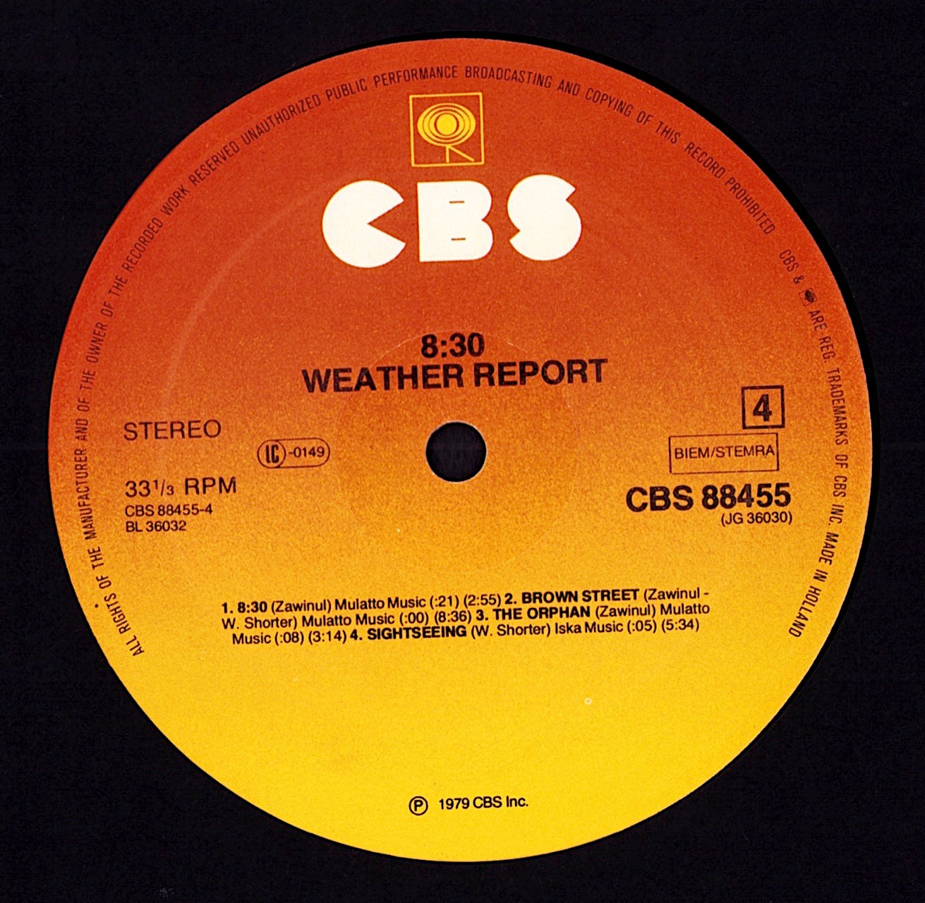 Weather Report - 8:30 Vinyl 2LP Kopie